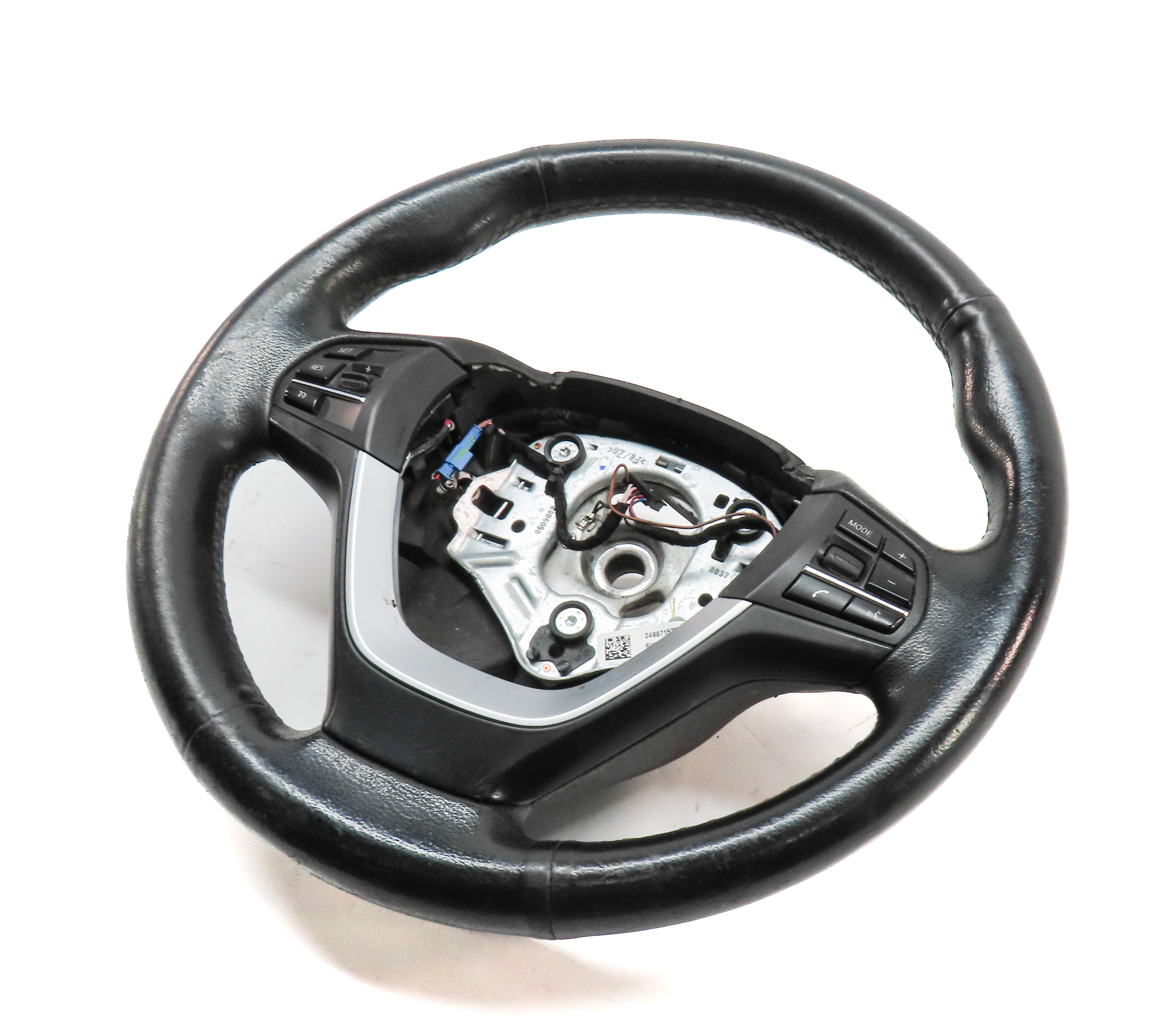 2011-2018 BMW X3 X4 (F25 F26) 3 SPOKE SPORT STEERING WHEEL w/ SWITCHES & PADDLES — exact item pictured